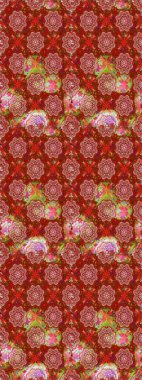 Raster illüstrasyonu. Hoş bir çiçek geçmişi var. Küçük çiçekteki kusursuz desen. Güzel kumaş deseni.