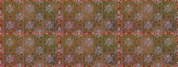 Raster illüstrasyonu. Çiçek deseni. Renkli Bahar Temalı Kusursuz Arkaplan. Düz Çiçek Elementleri Tasarımı. Kusursuz Chichi kumaş deseni..