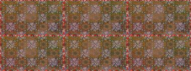 Raster illüstrasyonu. Çiçek deseni. Renkli Bahar Temalı Kusursuz Arkaplan. Düz Çiçek Elementleri Tasarımı. Kusursuz Chichi kumaş deseni..