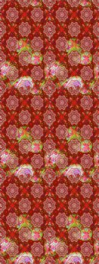 Raster illüstrasyonu. Hoş bir çiçek geçmişi var. Küçük çiçekteki kusursuz desen. Güzel kumaş deseni.