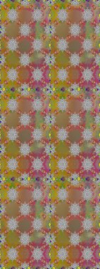 El çizimi, soyut ve süslü elementler. Klasik çiçekler. Kahverengi ve gri renkler. Suluboya resim taklit Raster çizimi. Yaz çiçekleri teması.