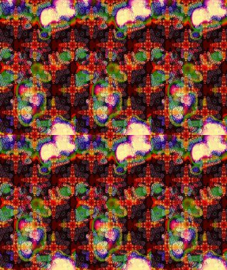 Şatafatlı bahar bahçesi dokusu. Flower eskiz arka planı. Çiçek deseni. Raster illüstrasyonu.