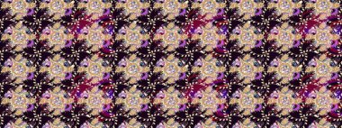 Raster Yumuşak kumaş deseni. Çiçekli siyah eskiz deseni. Klasik taslak çizimi. Raster çiçek izi..