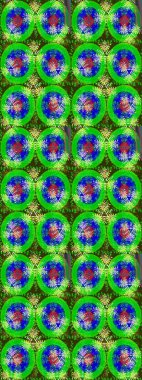 Bahar çiçekleriyle güzel bir çiçek deseni çizmişsin. Güzel kumaş deseni. Raster illüstrasyonu.