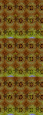 Kahverengi ve yeşil renkli çiçekler. Çiçekli çizim şekli. Renkli Bahar Teması eskiz kalıbı. Düz Çiçek Elementleri Tasarımı.