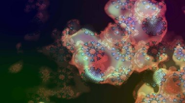 Çiçekli çiçek deseni, suluboya. Renkli Bahar Teması eskiz kalıbı. Raster illüstrasyonu. Gri renkli çiçekler. Düz Çiçek Elementleri Tasarımı.