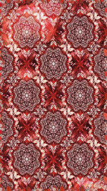 Raster Hip kumaş deseni. Kusursuz Vintage Çiçek Deseni.