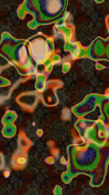 Yumuşak pamuk tasarımı. Yumuşak fayans. Raster 'ın taze dokusu. Paketleme, tekstil, duvar kâğıdı için çiçek eskizi. Klasik çiçek deseni.