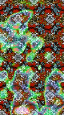 Nazik romantik baskı. Raster güzel bir çiçek deseni çizmiş. Bahar mevsimi. Tatil havası..