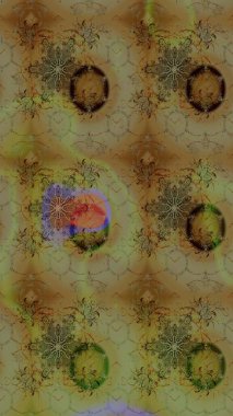 Sınır Kızılderili çiçekli paisley patten. Taslak süsleme izi. Etnik Mandala havlusu. Raster Henna tarzı. Tebrik kartı arkaplanı, boyama kitabı, arkaplan, tekstil için kullanılabilir.