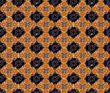 Robot resim. Çiçekli yaz çiçekleri. Moda baskıları için zarif bir şablon. Küçük renkli çiçekler. Küçük çiçekte güzel bir desen. Motley illüstrasyonu.