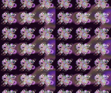 Suluboya resim taklit Raster çizimi. Siyah renkler. Yaz çiçekleri teması. El çizimi, soyut ve süslü elementler. Klasik çiçekler..