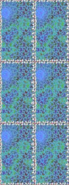 Mavi renkli resimler. Bir sürü kelebek desenli kusursuz desen. Erkekler, kızlar, kıyafetler, duvar kağıtları için soyut bir model. Raster. Fantezi illüstrasyon.