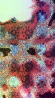 Tropik çiçek desenleri. Tarafsız renklerde çiçekler. Raster illüstrasyonu.