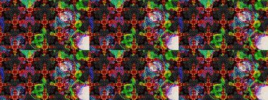 Siyah ve gri renkli çiçekler. Kumaş desenli papatya çiçekleri ayrıntıları.