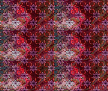 Zentangle soyut çiçekleri. Karalama çiçeği. Düz Çiçek Elementleri Tasarımı. Renkli Bahar Teması eskiz kalıbı. Güzel kumaş deseni. Raster illüstrasyonu.