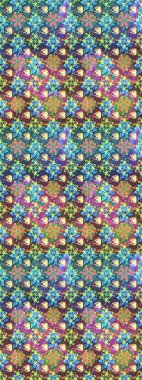 Simple cute pattern in small-scale flowers. Raster illustration. Floral sketch background for textile or book covers, manufacturing, wallpapers, print, gift wrap and scrapbooking.