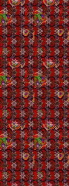 Tekstil, kumaş, ambalaj, hatıra defteri için hoş bir çiçek arkaplanı. Çocuksu tasarım. Arkaplanda. Elle çizilmiş karalama çiçekleri ile Raster çizim deseni.