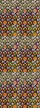 Raster Hip kumaş deseni. Eskiz Vintage Çiçek Deseni.