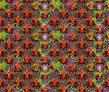 Suluboya etkisi. Raster deseni. Botanik çizim kalıbı. Organik elementler.