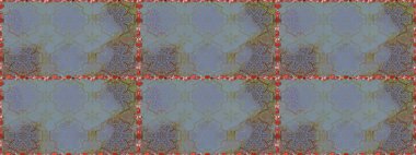 Suluboya, elle çizilmiş. Vadinin çiçekleri tarafsız ve gri renklerde. Kusursuz bir arka plan modeli. Raster - stok.