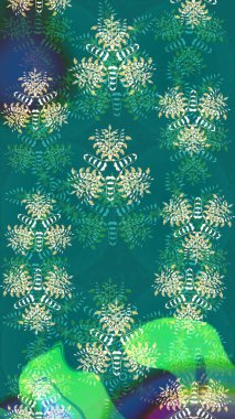 Çiçekli karalama şeklinde Raster çiçek deseni. Nazik, narin çiçek arkaplanı. Mavi renkte çiçekler.