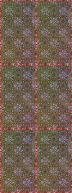 Çiçekli karalama şeklinde Raster çiçek deseni. Kahverengi renkli çiçekler. Yumuşak, bahar çiçekli arka plan.