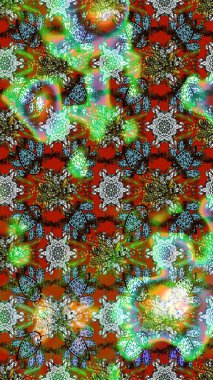 Raster Güzel kumaş deseni. Raster suluboya deseni, narin çiçekler, çiçekler, tebrik kartı şablonu..