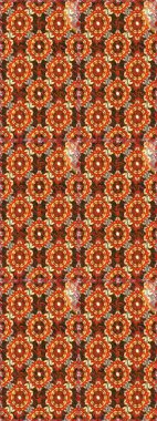 Barok tarzında kusursuz bir doğulu süsü. Kahverengi renkli ve altın elementli geleneksel klasik altın sarısı desen.