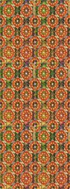 Süslü dekorasyon. Raster klasik barok çiçeksiz altın desenli. Lüks, kraliyet ve Viktorya dönemi konsepti. Altın elementlerle kahverengi renklerde altın desen.