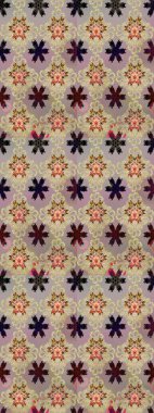 Küçük çiçekte güzel bir desen. Motley illüstrasyonu. Bahar çiçekleri, bej ve nötr çiçekler. Moda baskıları için zarif bir şablon. Küçük renkli çiçekler..