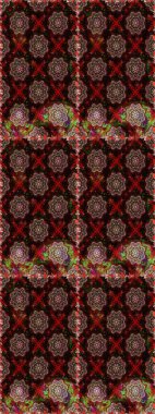 Siyah ve kahverengi renkte çiçekler. Hediye ambalaj kağıdı, tebrik kartları, posterler ve pankart tasarımı. Raster düz çiçekleri pürüzsüz desen.