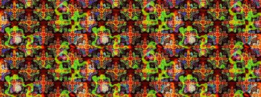 Hediye ambalaj kağıdı, tebrik kartları, posterler ve pankart tasarımı. Siyah ve kahverengi renkte çiçekler. Raster düz çiçek çizim deseni.