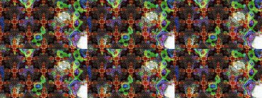 Küçük kahverengi ve siyah çiçeklerle oldukça eski bir besin torbası deseni. Tekstil, kumaş, kapaklar, duvar kağıtları, baskı, paket, koleksiyon defteri, örgü, dekupaj için çiçek arkaplanı..