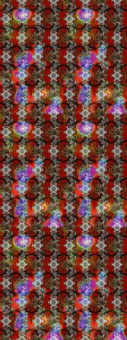 Renkli kahverengi çizim deseni. Elle çizilmiş sonbahar çiçeği deseni. Kahverengi renkli çiçekler. Tekstil ve kapak tasarımı için mükemmel. Doodle tarzı.