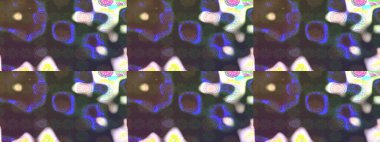 Çiçek izi. Çiçekler suluboya tarzında kahverengi renkte. Suluboya çizim deseni.