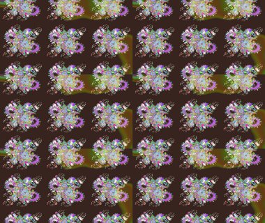 Raster şirin suluboya çiçek desenleri çiziyor. Kartlar, davetiyeler, tarih kartları ve daha fazlası için kullanılabilir. Büyük bir suluboya çiçek seti..