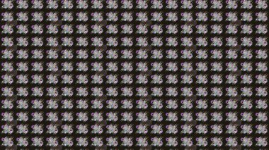Vadinin gri renkli çiçekleri. Raster çiçek desenleri çiziyor..