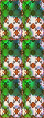 Yeşil ve nötr renklerde çiçeklerle kusursuz çiçek deseni. Çiçekler suluboya tarzında yeşil ve nötr renklerde.