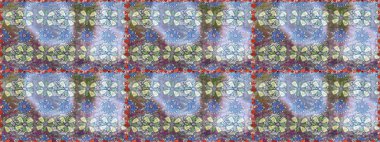 Güzel karalama çiçekleri olan kusursuz çiçek desenleri. Küçük çiçekteki sevimli çiçek deseni. Raster illüstrasyonu. Güzel kumaş deseni.