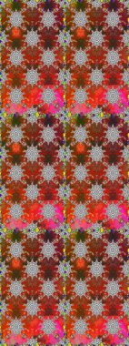 Sabıka fotoğraflarında, bebek kıyafetlerinde, duvar kâğıtlarında, paket kutularında falan kullanılabilir. Zarif, parlak ve pürüzsüz kahverengi ve gri çiçek desenli tasarım.