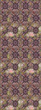 Düz Çiçek Elementleri Tasarımı. Modaya uygun kumaş deseni. Sevimli çiçek raster deseni. Renkli Yaz Temalı Kusursuz Arkaplan.