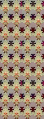 Süslü zentangle çizim dokusu, soyut çiçeklerle süslenmiş. Çiçek deseni duvar kağıdı, desen dolguları ve web sayfası arka planı için kullanılabilir. Şekillendirilmiş çiçekli çizim deseni.