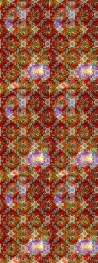 Vadinin çiçekleri kahverengi, kırmızı ve bej renklerinde. Çiçeksel çizim kalıbının çizimi.