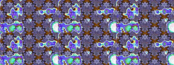 Raster illüstrasyonu. Yumuşak, mor renkte bahar çiçekleri. Yaprak ve çiçeklerin suluboya resmi, menekşe renkleri üzerine çizim şekli.