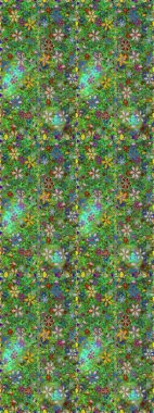 Tatil havası. Raster dikişsiz şirin çiçek deseni. Bahar mevsimi. Nazik romantik baskı.