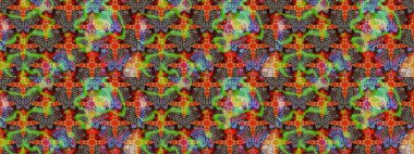 Raster illüstrasyonu. Klasik tropikal doğal elementlerin suluboya seti. Egzotik çiçekler, botanik parlak klasik doğa yeşil ve kahverengi renkler.