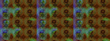 Raster Henna tarzı. Etnik Mandala havlusu. Sınır Kızılderili çiçekli paisley patten. Tebrik kartı geçmişi, boyama kitabı, arkaplan ve tekstil için kullanılabilir. Taslak süsleme izi.