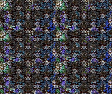 Tomurcukları çiçek olan sevimli bir çiçek deseni. Eski usul. Kumaş, tekstil, duvar kağıdı baskısı için. Eskiz geçmişi. Raster illüstrasyonu. Raster..