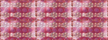 Raster Henna dövme stili. Etnik Mandala süsü. Kızılderili desenli desenli desenli şal deseni. Tekstil, tebrik kartı, boyama kitabı, telefon kılıfı baskısı için kullanılabilir.